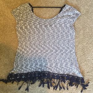 Amy Byer Short Sleeve Top