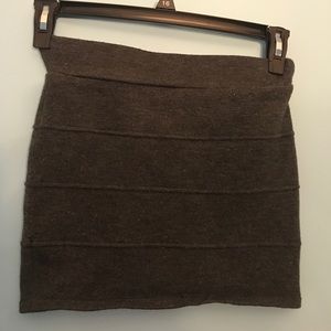 Zenana Outfitters Grey Pencil Skirt