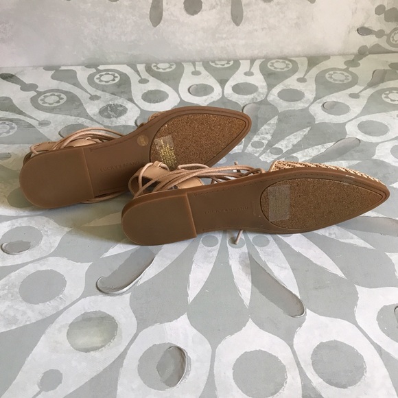 ⬇️{Lucky Brand}Mackneill Ankle Wrap-Tie Woven Flat - Picture 6 of 6