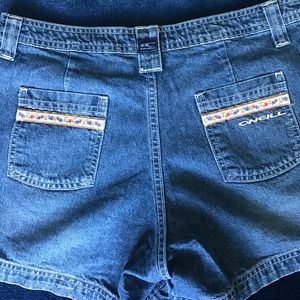 Darling O'Neill Surfer Girl Shorts w/ Flower Trim!