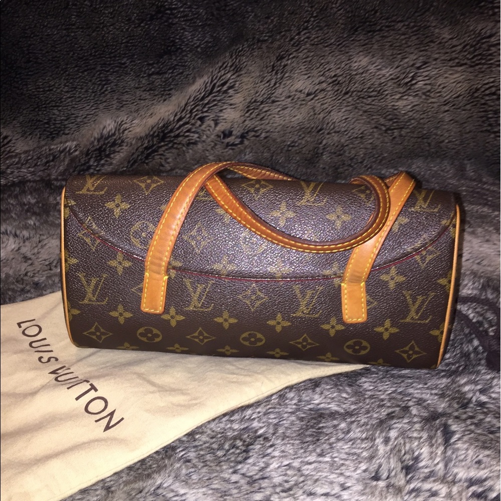 Authentic Louis Vuitton Sonatine Monogram Handbag