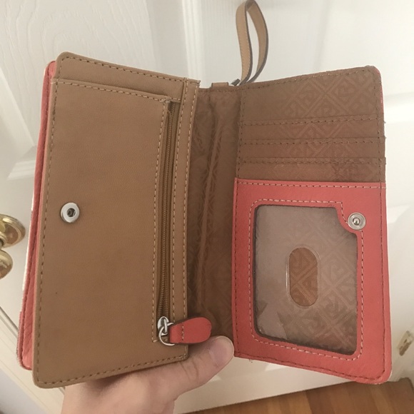 Coral Pattern Wallet/Wristlet - Picture 4 of 4