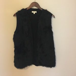 Faux-fur vest