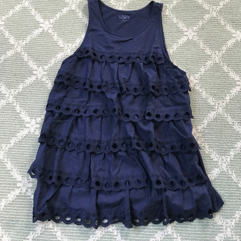 Navy Loft Top