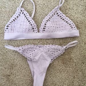 2017 Frankies bikini Stella set lavender