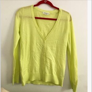 Greenish/yellow Cardigan Forever 21