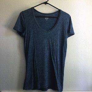 J. Crew indigo vintage scoop neck tee S