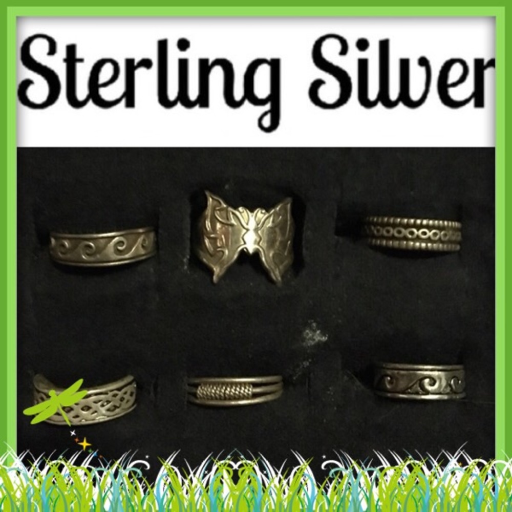 🔥PRICE CUT🔥TOE RINGS, STERLING