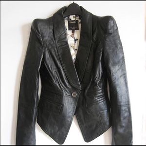 Ted Baker Leather Power Shoulder