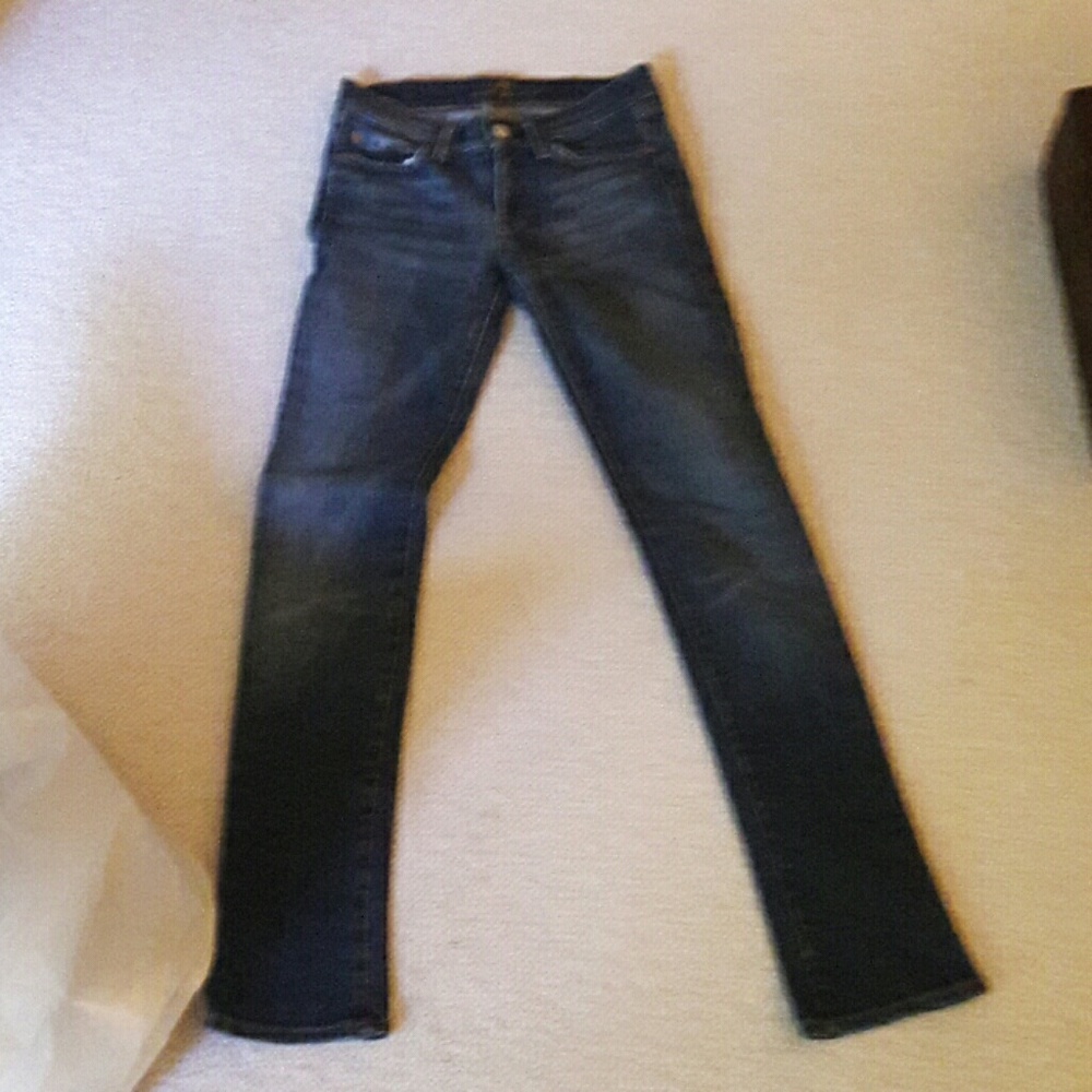For all mankind size 0 blue jeans