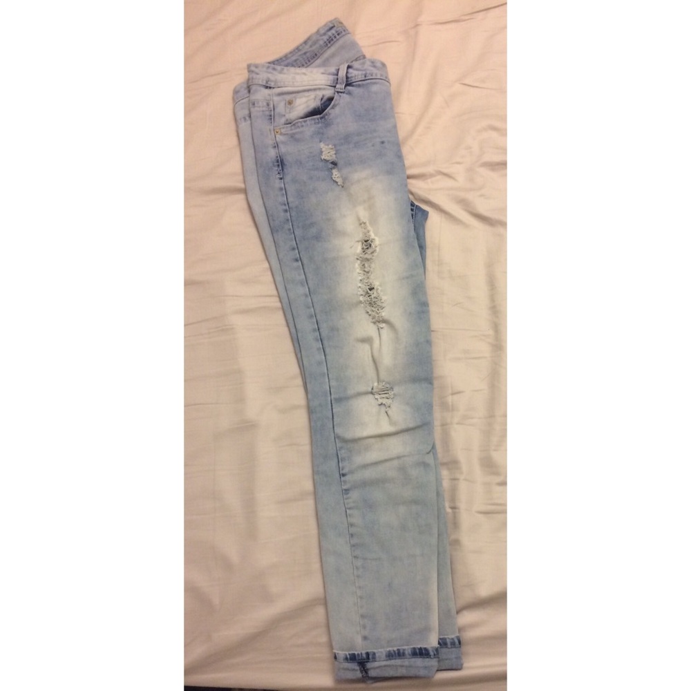 Rue21 destroyed skinny jeans