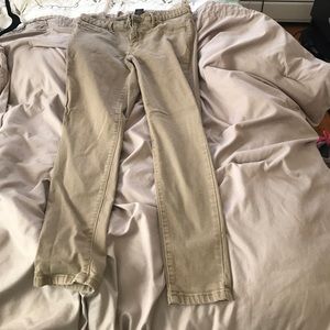 Khaki jeggings