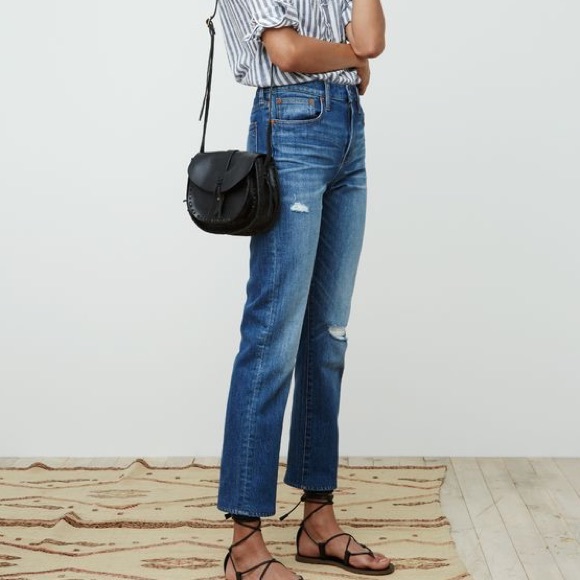 Madewell Denim - Madewell Cruiser Straight Jeans in Roger Wash