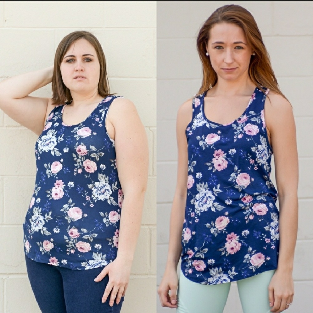 Floral Racerback - Picture 3 of 4