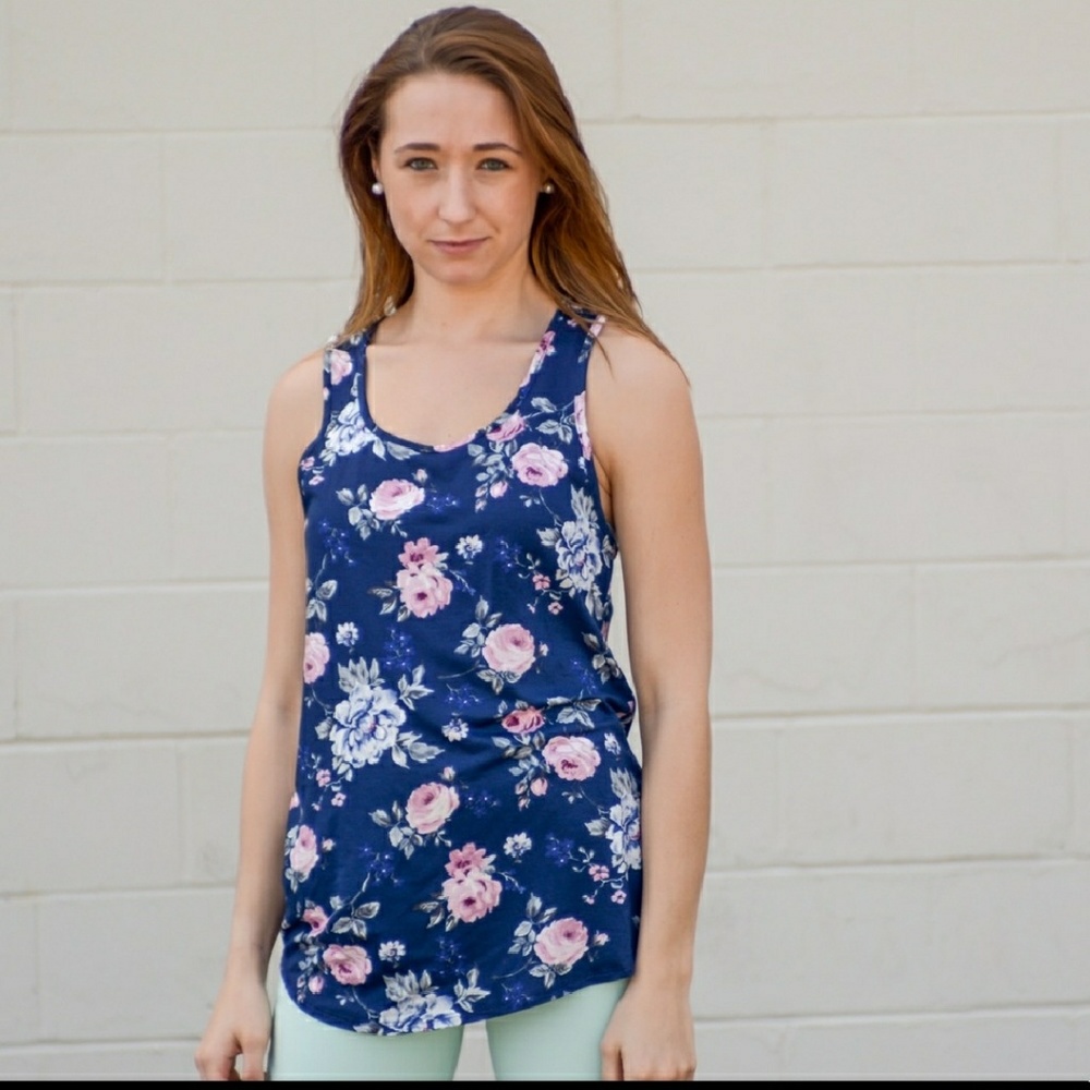 Floral Racerback - Picture 1 of 4