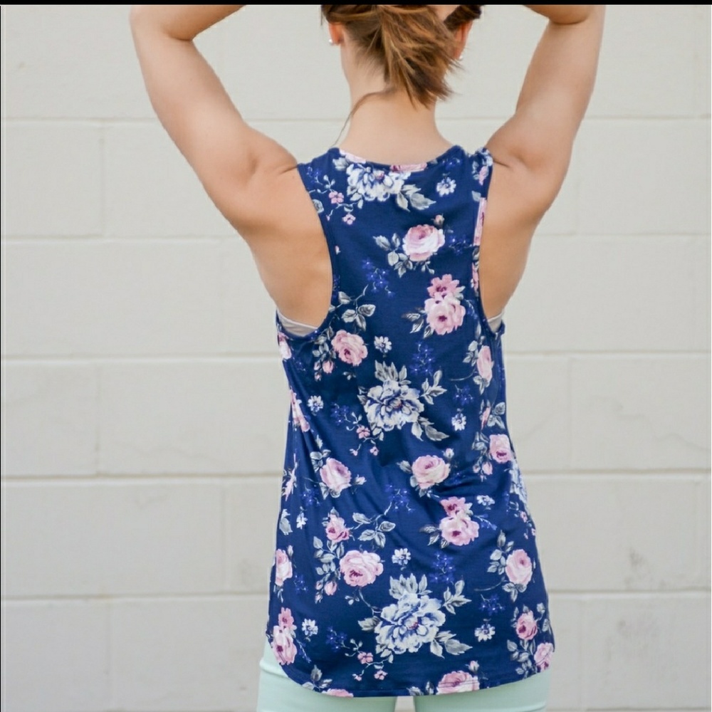 Floral Racerback - Picture 2 of 4