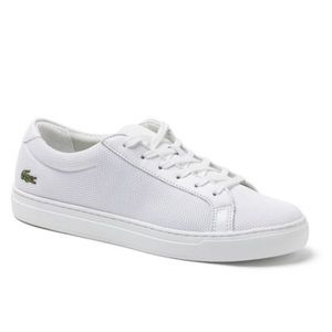 Lacoste new white canvas sneakers. Size 7