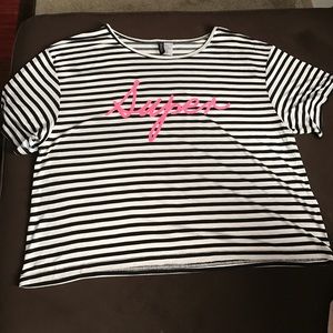 Divided cute short top style size medium.