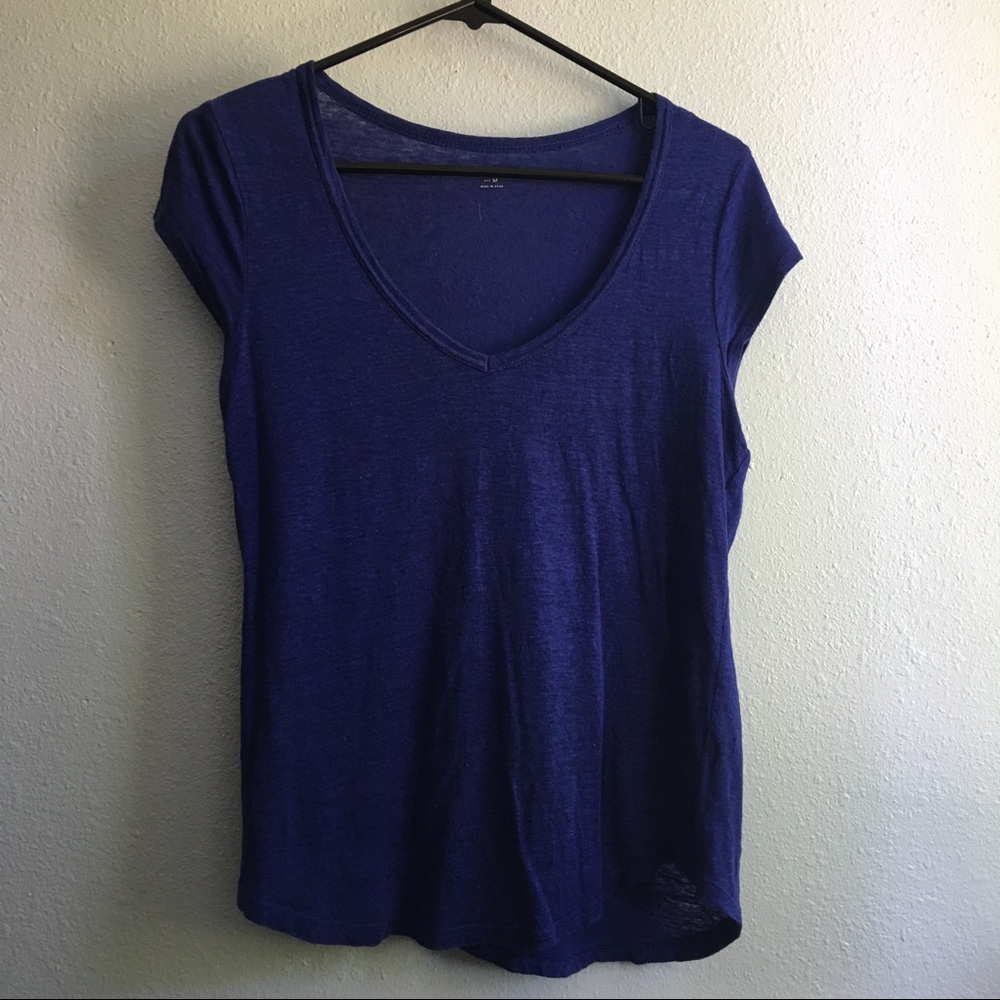 Madewell linen top, M