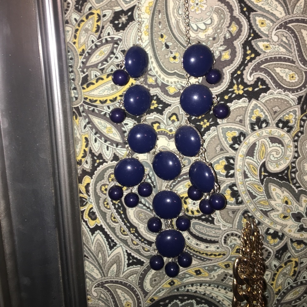 Navy necklace