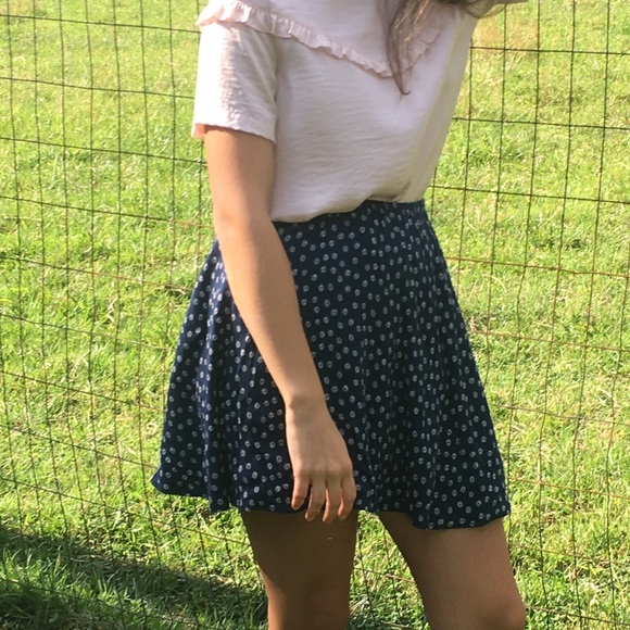 Floral PacSun Circle/A-Line Skirt - Picture 4 of 4