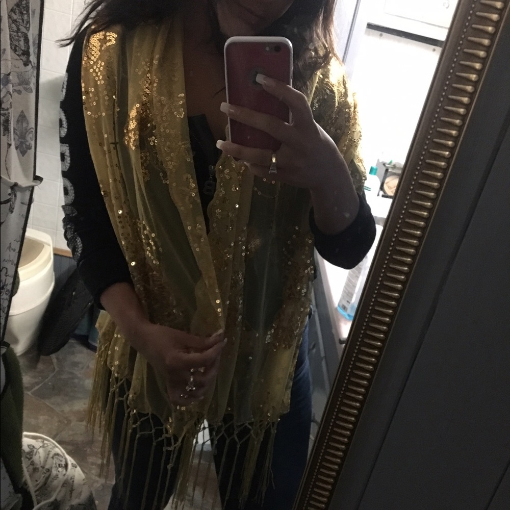 Gold beach coverup