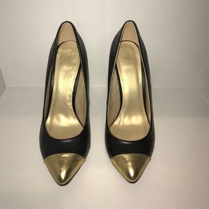Gold tip stilettos