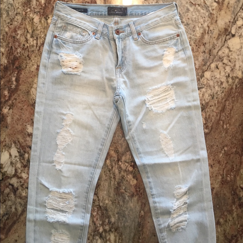Lucky Brand Acid Wash Sienna Cigarettes
