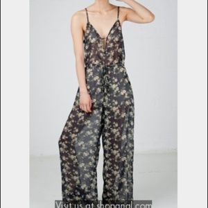 Floral Print Cami Jumpsuit