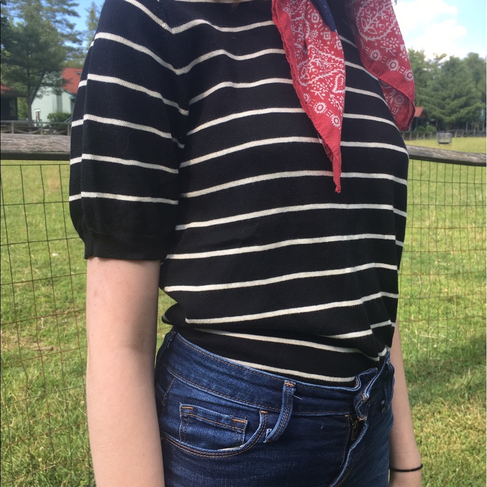 Vintage Striped Sweater Tee
