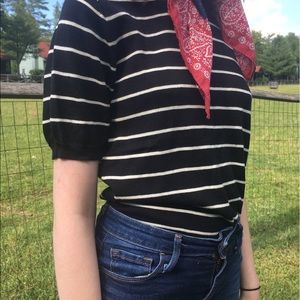 Vintage Striped Sweater Tee