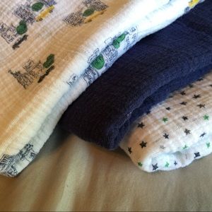 Muslin baby swaddles
