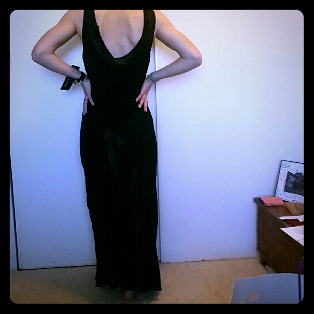 Dropback Evening Gown