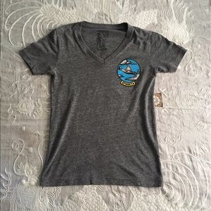 OFWGKTA V-Neck Plane Crash T Shirt