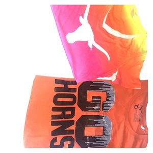 Texas Longhorns T-shirts (two shirts)