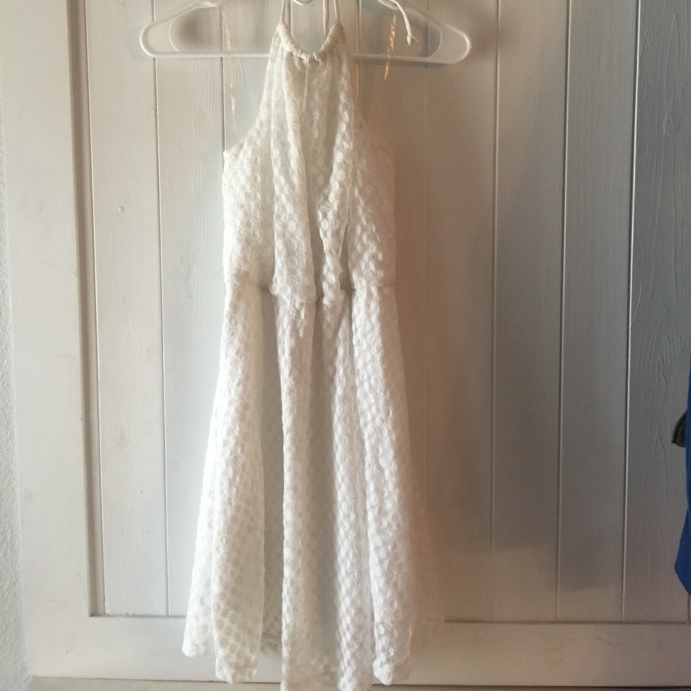 Polka Dot Halter Dress