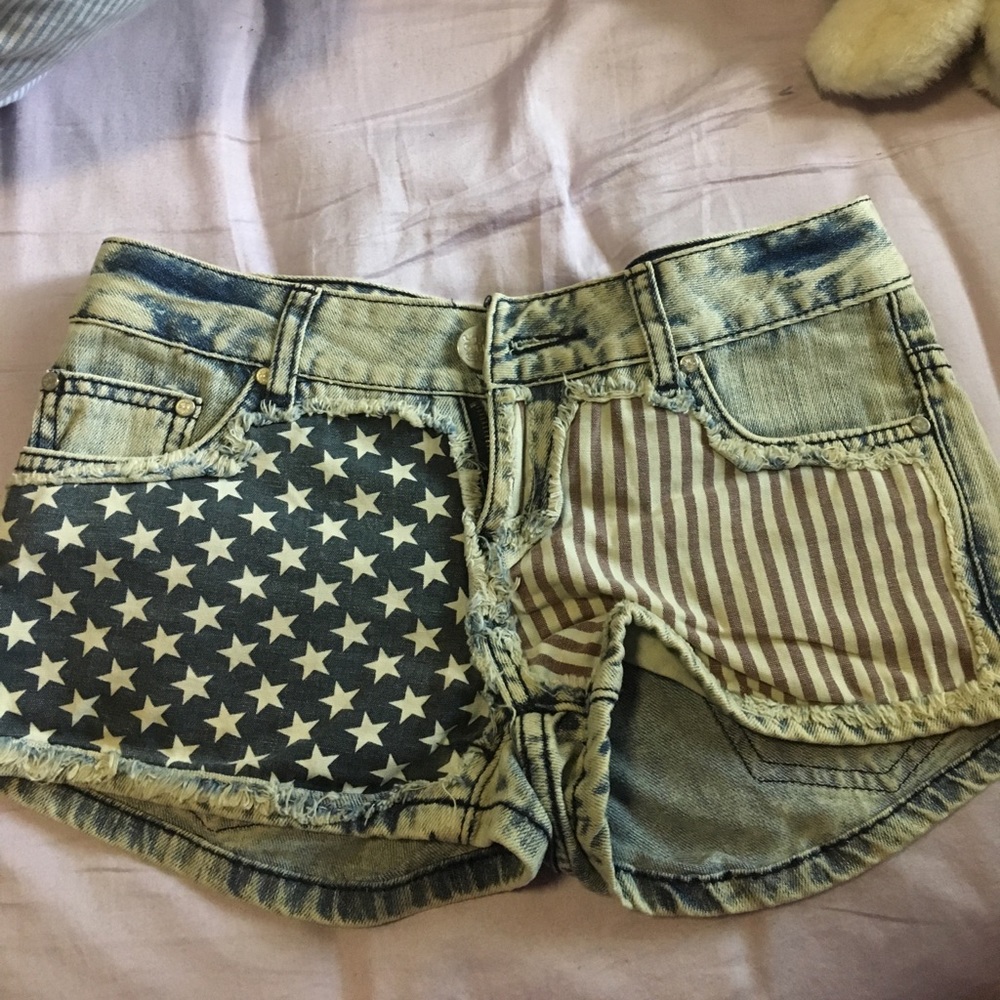 American flag shorts