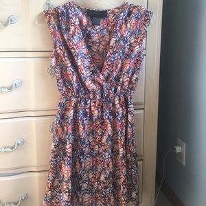 Kardashian Kollection multi colored dress