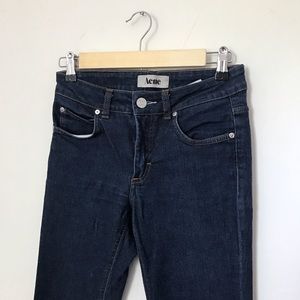 Acne blue denim hex skinny jeans