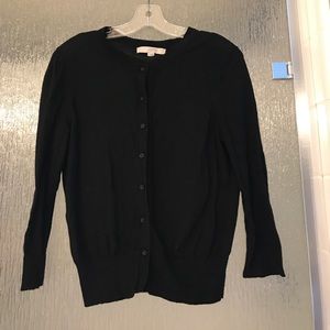 REDUCED!! LOFT black cardigan