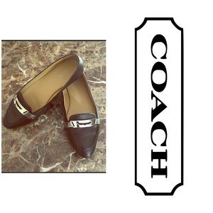 Coach Women's Size 6B black leather