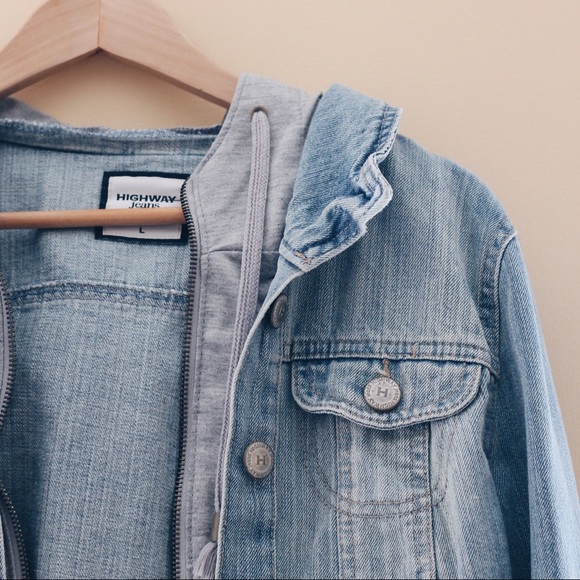 delia's Jackets & Blazers - Delia's Cropper Hoodie and Jean Jacket Combo
