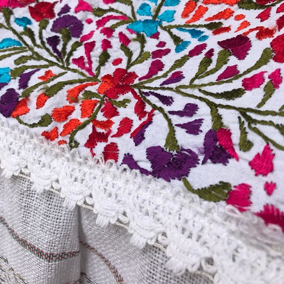 Oaxaca Paloma White | Multicolor Top - Picture 13 of 13