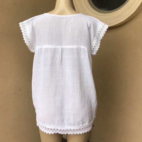 Oaxaca Paloma White | Multicolor Top - Picture 5 of 13