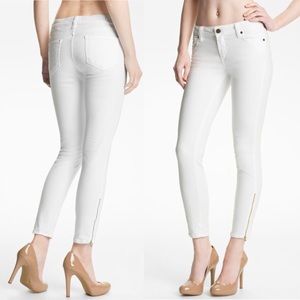 Paige Verdugo Ankle Zip Skinny Stretch Jeans