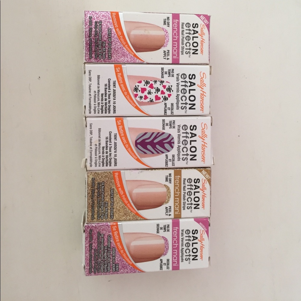 5 Sally Hansen Salon Effects "Peel & Apply"