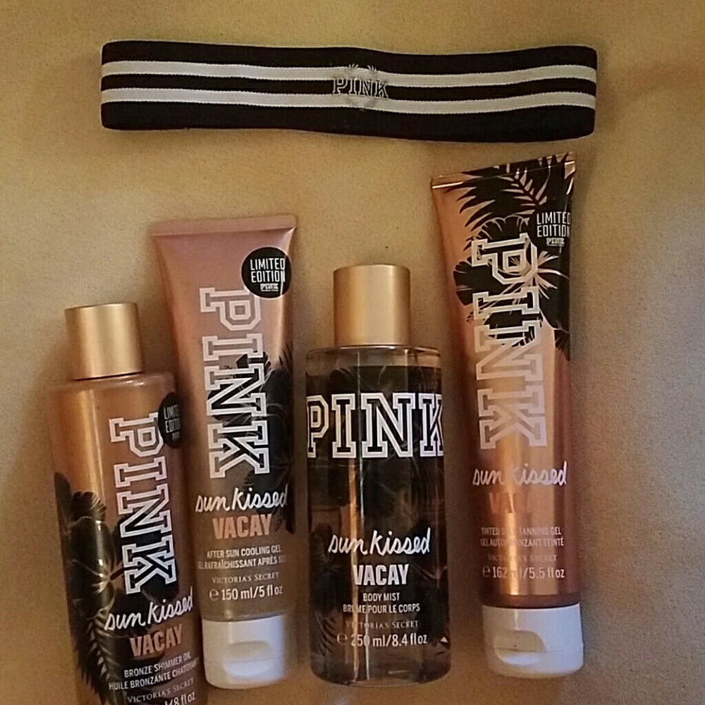 victoria secret pink summer set