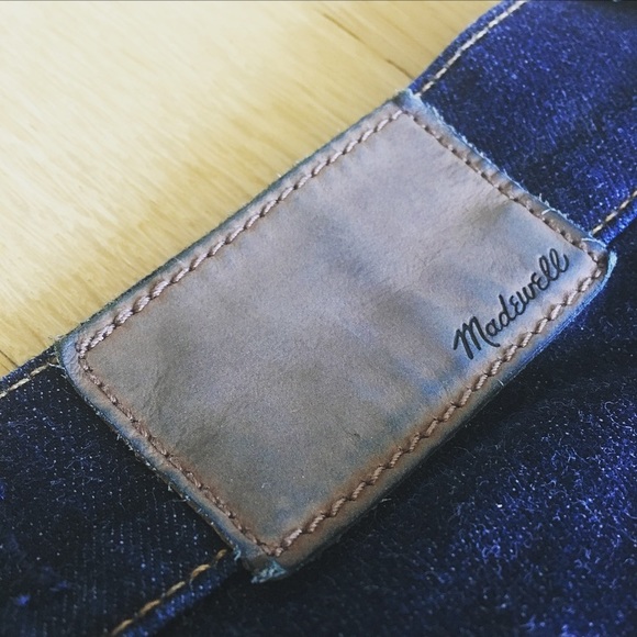 Flared Madewell Dark Denim Pants - Picture 1 of 4