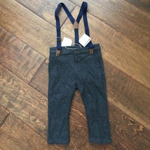 Zara trousers with suspenders