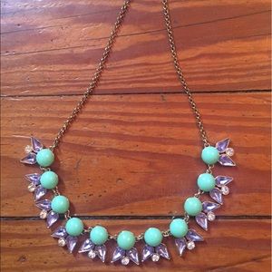 J. Crew mint necklace